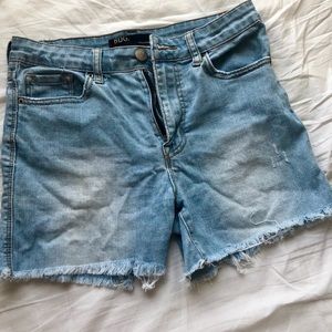 Light Wash Urban Outfitters BDG Denim Shorts
